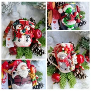 Sărbătorile încep devreme: Cănile de Crăciun Handmade Sofia 2024 sunt acum disponibile pentru precomandă!